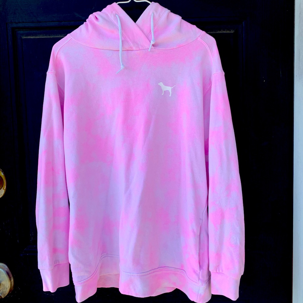 Victoria’s Secret Pink Tye Dye “PINK” Dog Hoodie